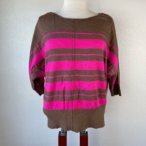 JCP Three Quarter Sleeve Top Size M EUC